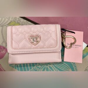 Juicy Couture Powder Blush Flawless Double Sided Trifold Wallet